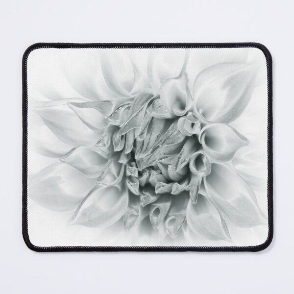 Item preview, Large dahlia flower retouched in silver metallic color. designed and sold by saiglobalnt.