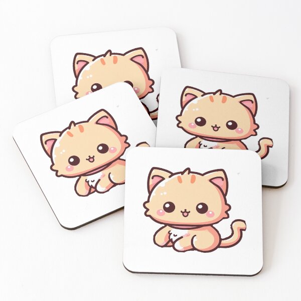 Item preview, cute orange kitty with cute eyes designed and sold by Wxjtecki.