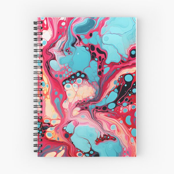 Item preview, Turquoise and Magenta Fluid Dynamics designed and sold by VectorPlace.