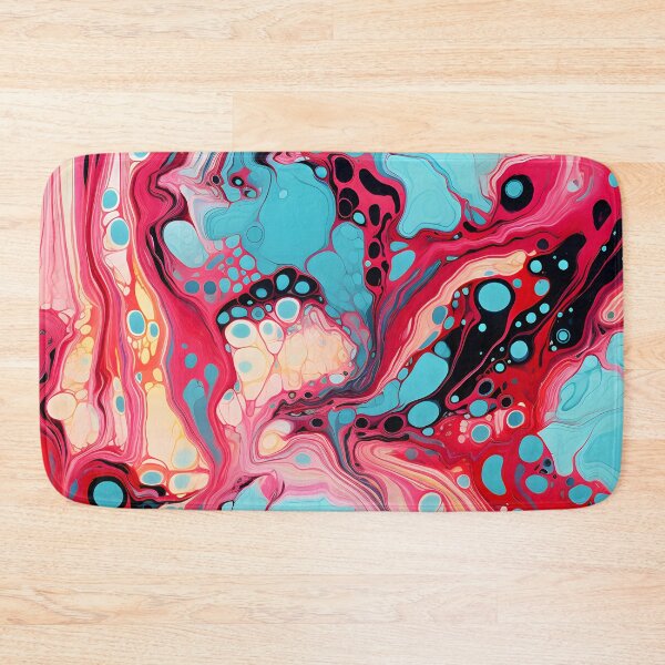 Item preview, Turquoise and Magenta Fluid Dynamics designed and sold by VectorPlace.