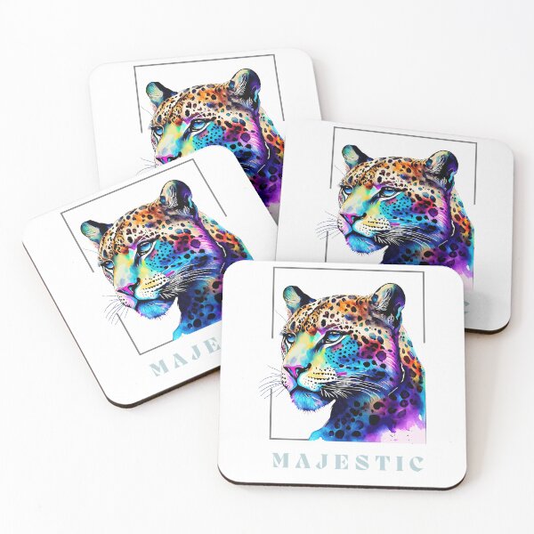 Item preview, Leopard Image with 'Majestic' designed and sold by MusesWhispers.
