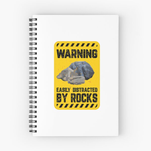 Item preview, Warning Easily Distracted By Rocks designed and sold by PetPanache.