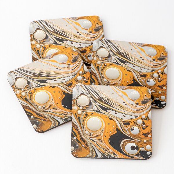 Item preview, Golden Swirls Abstract Elegance designed and sold by VectorPlace.