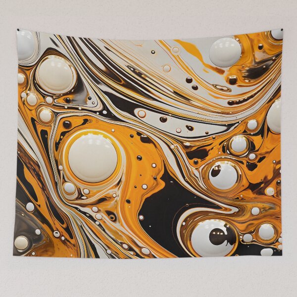 Item preview, Golden Swirls Abstract Elegance designed and sold by VectorPlace.
