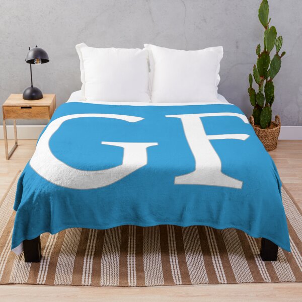 Item preview, GF Initials Monogram Elegant White Letters designed and sold by Jeallan Designs.
