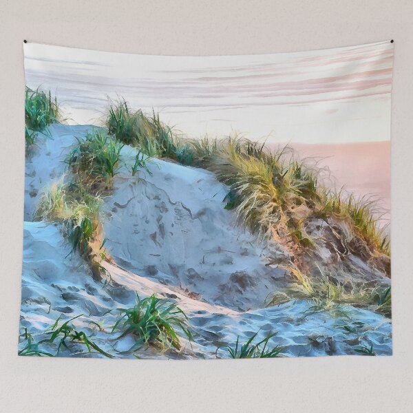Item preview, Golden Hour Sunset on Florence Dunes in Oregon designed and sold by SeaChangeDesign.