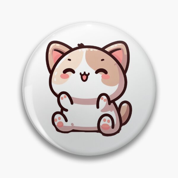 Item preview,  cute pink kitty with cute eyes designed and sold by Wxjtecki.