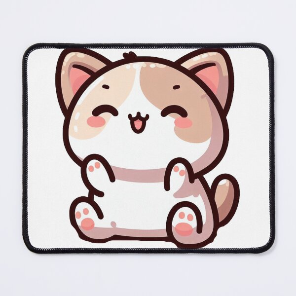 Item preview,  cute pink kitty with cute eyes designed and sold by Wxjtecki.