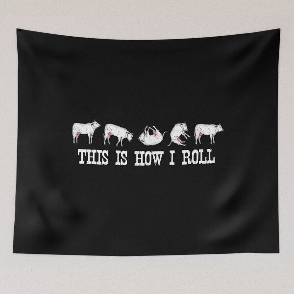 Item preview, Funny Cow Gift Kids This Is How I Roll Cow designed and sold by DSWShirts.