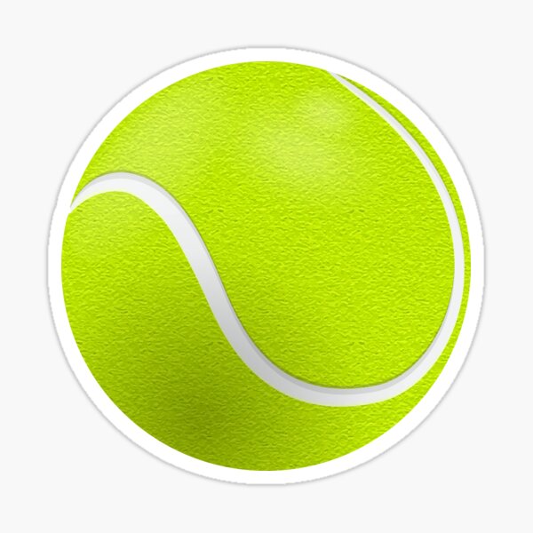 Item preview, Tennis Sticker: Tennis ball, tennis ball sticker designed and sold by ZoneStickers.