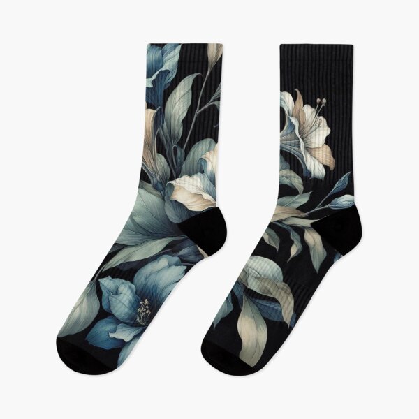 Artikelvorschau, Dark Floral Design entworfen und verkauft von tipitoes.