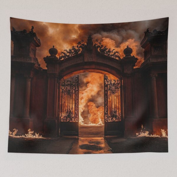 Item preview, The Fiery Gates of Hell - 3 designed and sold by nyathiwa.
