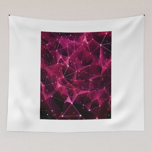 Item preview, Geometric Pink Abstract Digital Background  designed and sold by TinyTints.