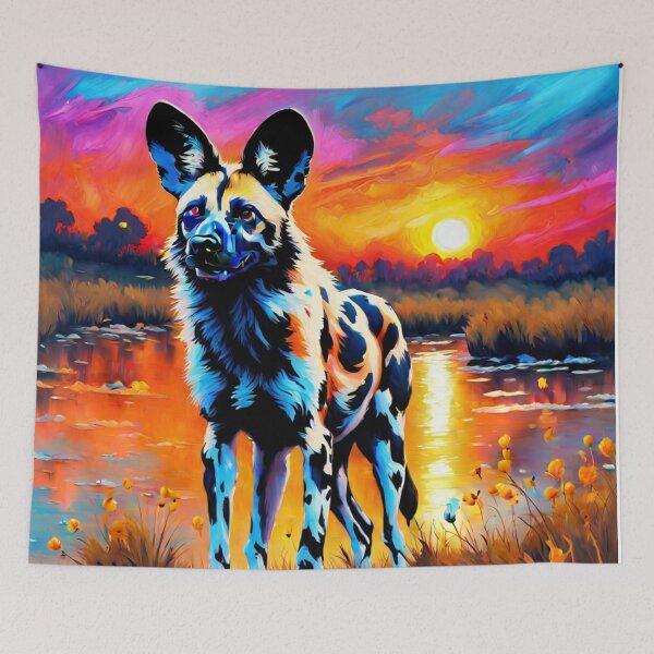 Item preview, African Wild Dog designed and sold by ishitastore08.