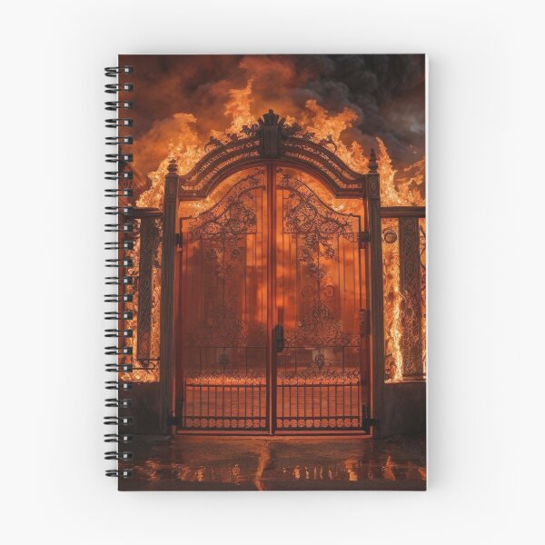 Item preview, The Fiery Gates of Hell - 4 designed and sold by nyathiwa.
