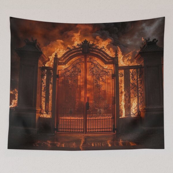 Item preview, The Fiery Gates of Hell - 4 designed and sold by nyathiwa.