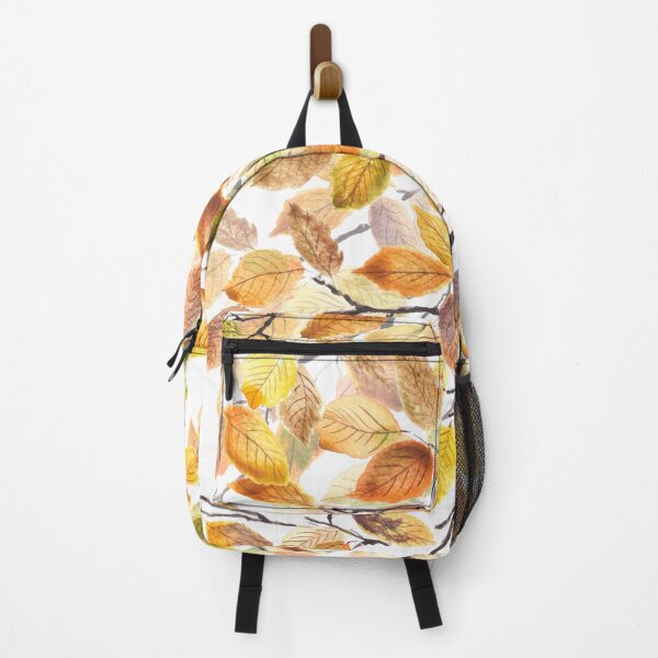 Item preview, Autumn yellow and orange beech leaves watercolor 2 designed and sold by ColorandColor.