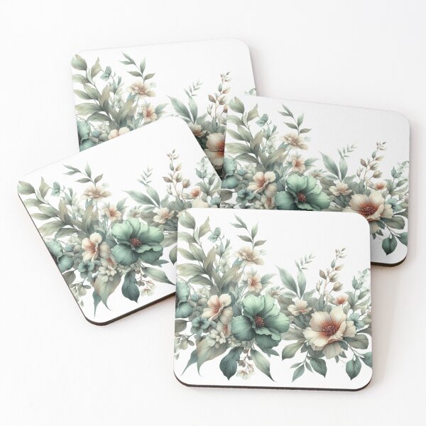 Item preview, Green Floral Art designed and sold by tipitoes.