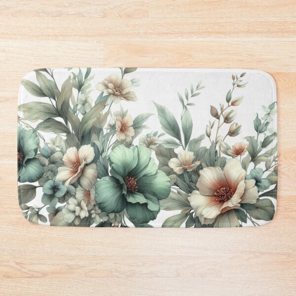 Artikelvorschau, Green Floral Art entworfen und verkauft von tipitoes.