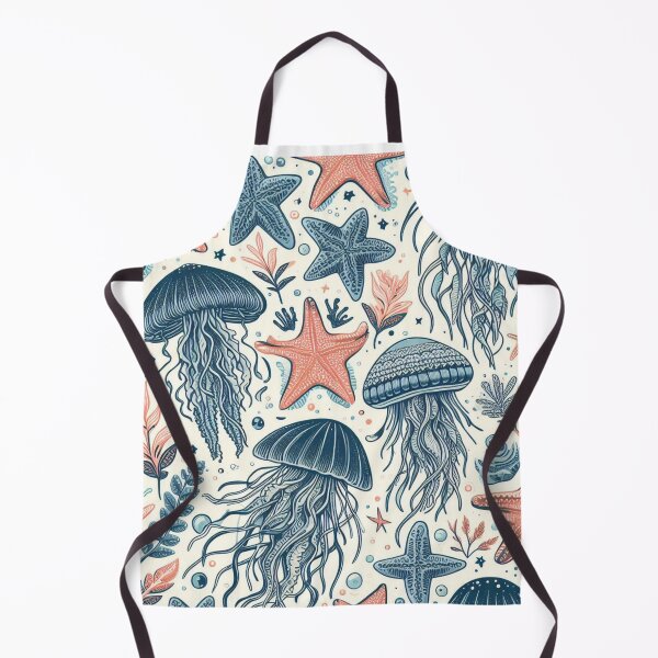 Item preview, seamless pattern jellyfish Backpacks designed and sold by Cuteanimecorner.