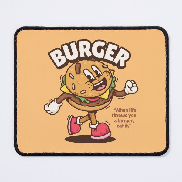 Item preview, Burger : Cartoon Character designed and sold by savasanaqueen.