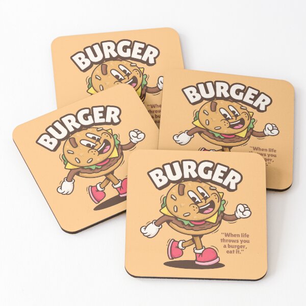 Item preview, Burger : Cartoon Character designed and sold by savasanaqueen.