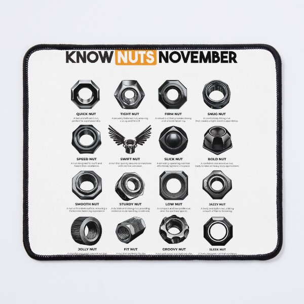Item preview, Know Nuts November: A Funny Word Play Chart designed and sold by Abystoic.