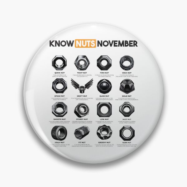 Item preview, Know Nuts November: A Funny Word Play Chart  designed and sold by Abystoic.