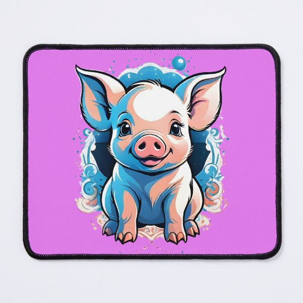 Item preview, "Adorable Oink: A Cute Piggy Illustration" designed and sold by ArtistKunal123.