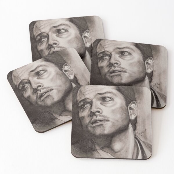 Item preview, Castiel in charcoal designed and sold by ArtBySalchat.