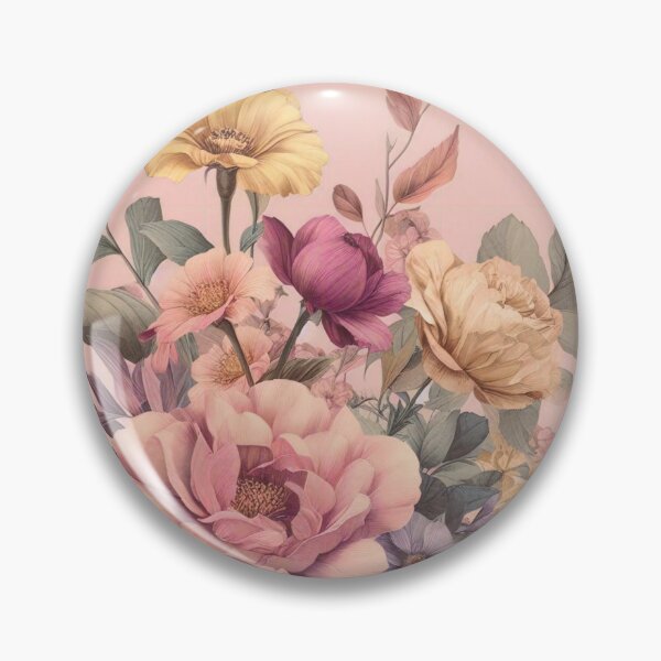Artikelvorschau, Vintage Pink Flower Art entworfen und verkauft von tipitoes.