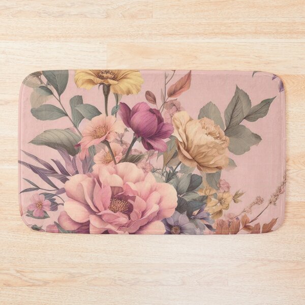 Artikelvorschau, Vintage Pink Flower Art entworfen und verkauft von tipitoes.