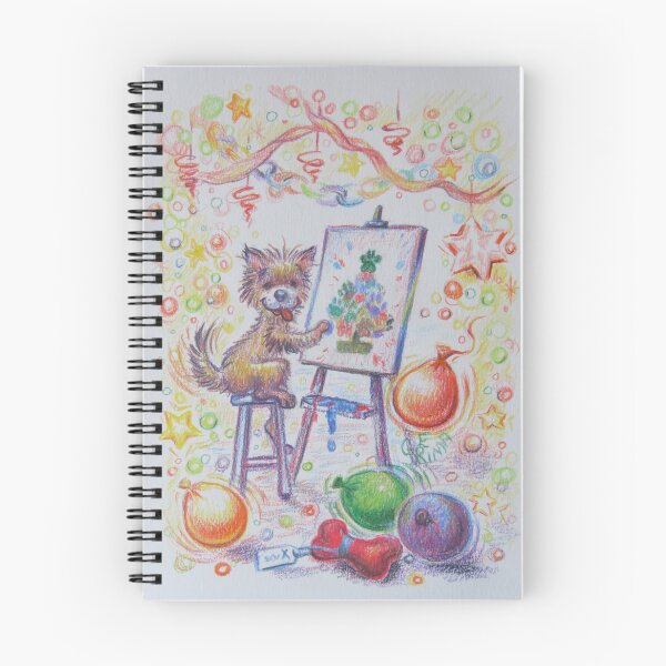 Item preview, A Paw-fect Christmas - pup paints tree designed and sold by LittleLiz.
