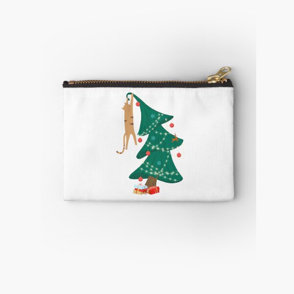 Item preview, Cat on a Christmas tree designed and sold by trendingatees.