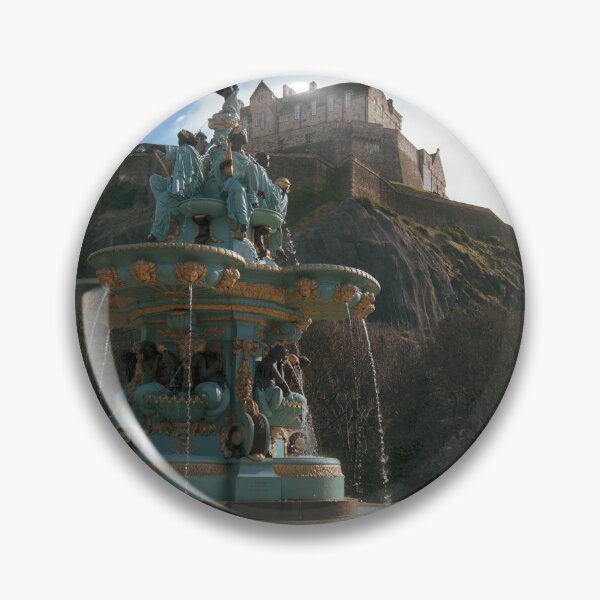 Item preview, Cloudy skies over Ross Fountain and Edinburgh Castle designed and sold by cdkphotos.