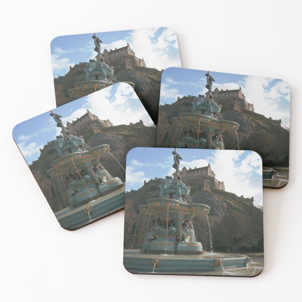Item preview, Cloudy skies over Ross Fountain and Edinburgh Castle designed and sold by cdkphotos.