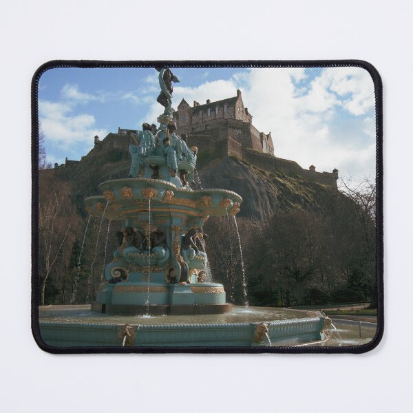 Item preview, Cloudy skies over Ross Fountain and Edinburgh Castle designed and sold by cdkphotos.