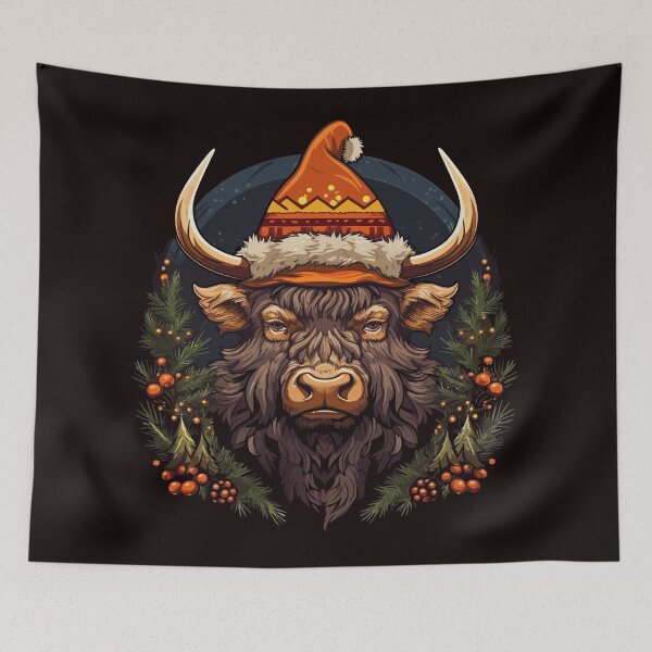 Item preview, Christmas Bison designed and sold by creativellashop.