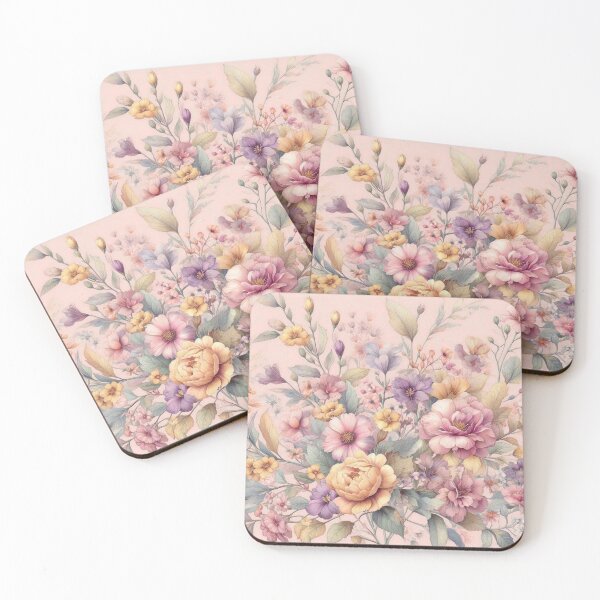 Item preview, Pink Watercolor Painting Vintage designed and sold by tipitoes.