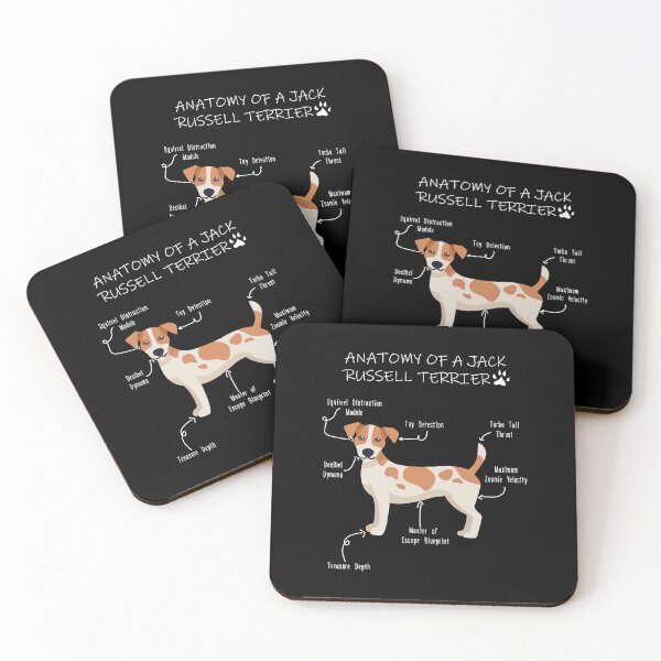 Item preview, Jack Russell Anatomy - Funny JRT Mom Dad Gift designed and sold by Petensity.