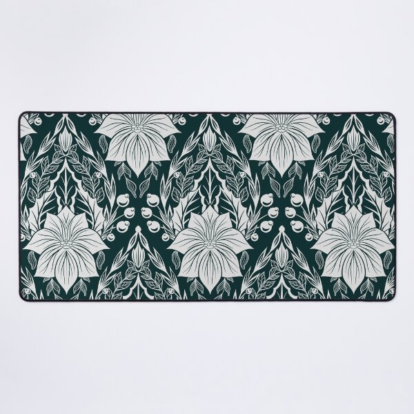 Item preview, Monochrome Poinsettia pattern designed and sold by Veleri.