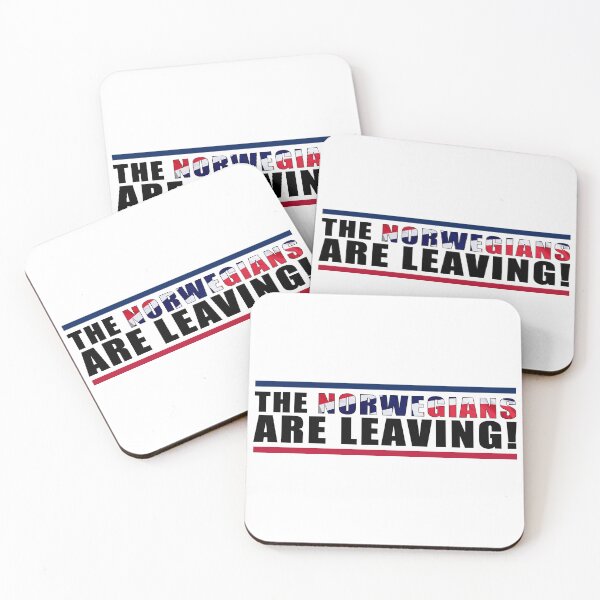 Item preview, The Norwegians are Leaving! designed and sold by SideSignal.