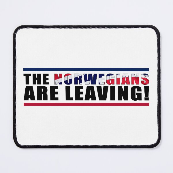 Item preview, The Norwegians are Leaving! designed and sold by SideSignal.