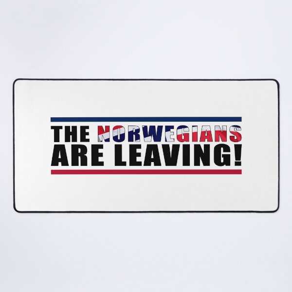 Item preview, The Norwegians are Leaving! designed and sold by SideSignal.