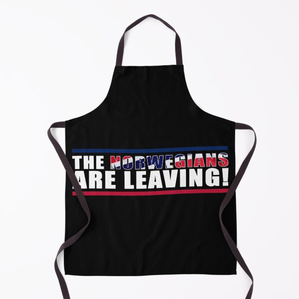 Item preview, The Norwegians are Leaving! white text designed and sold by SideSignal.