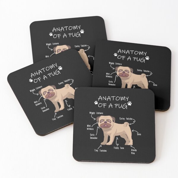Item preview, Anatomy of a Pug designed and sold by Petensity.