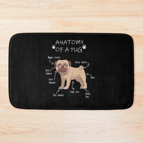Item preview, Anatomy of a Pug designed and sold by Petensity.