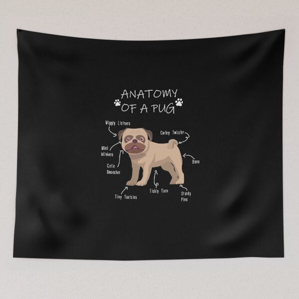 Item preview, Anatomy of a Pug designed and sold by Petensity.
