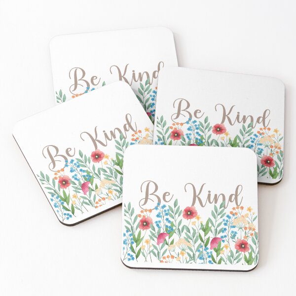 Item preview, wild flowers - Be kind designed and sold by Creative-Wolf16.