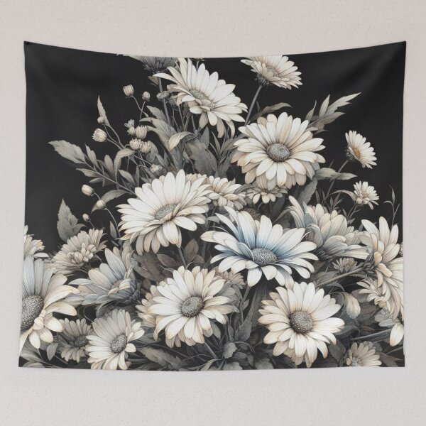 Item preview, White Daisies designed and sold by tipitoes.